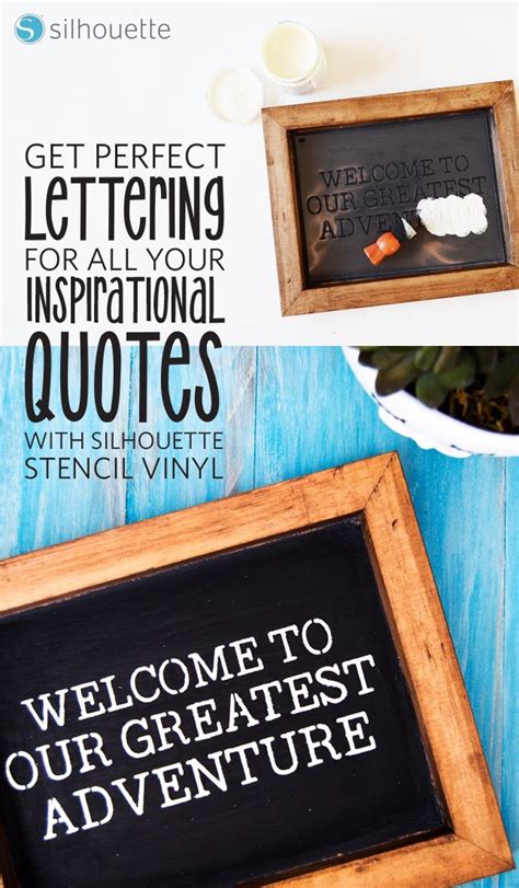 Diy Quote Sign Using Stencil Material Diy Quotes Stencil Material