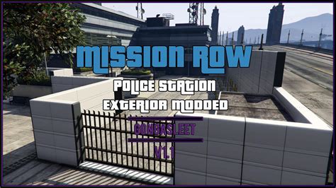 Police Station Mission Row Exterior Modded Fivem Sp Menyoo Ymap Vrogue
