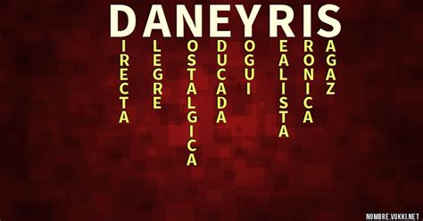 Qué Significa Daneyris