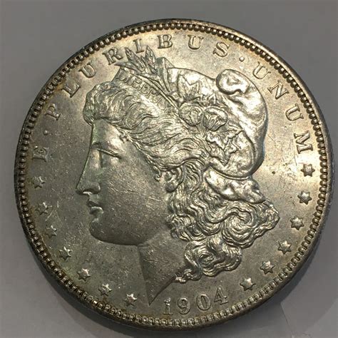 1904 1 Morgan Silver Dollar Rare Coin Us Choice Almost Uncirculated