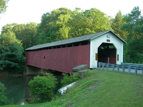 Mcgees Mills Covered Bridge Located Just South Of The Int Flickr