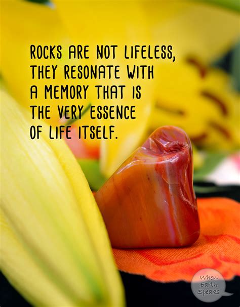 Rock And Nature Quote Print Art By When Earth Speaks Nature Quotes
