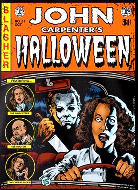 The Horrors Of Halloween Ec Comics Style Artwork Of Horror Movies Part 2