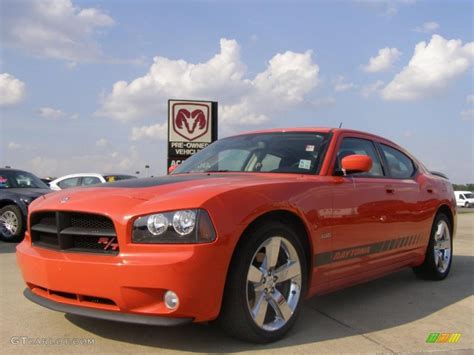 The first charger was a show car in 1964. 2008 HEMI Orange Pearl Dodge Charger R/T Daytona #28753287 ...