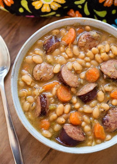 Instant Pot Sausage And White Beans Simply Happy Foodie