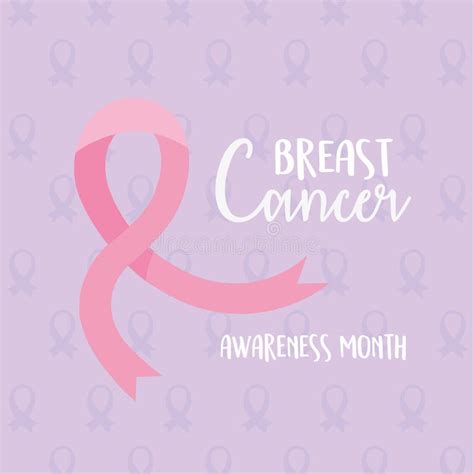 breast cancer awareness pink ribbon fight campaign vector design stock vector illustration of