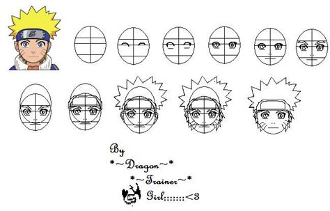 How To Draw Naruto Tutorial De Mangá Tutoriais De Desenho De Rostos