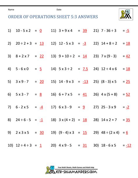Coloring and naming equivalent fractions. Order Of Operations Coloring Worksheets - Expert Level ...
