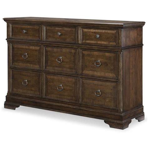 This exquisite collection of bedroom furniture is inspired from a period of prosperity achieved in 19th century england. 6070-1200 Legacy Classic Furniture Latham Bedroom Dresser