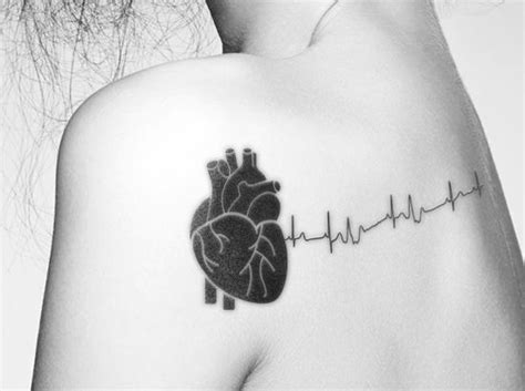 8 heartbeat tattoo designs that are worth trying thoughtful tattoos in 2020 heartbeat tattoo
