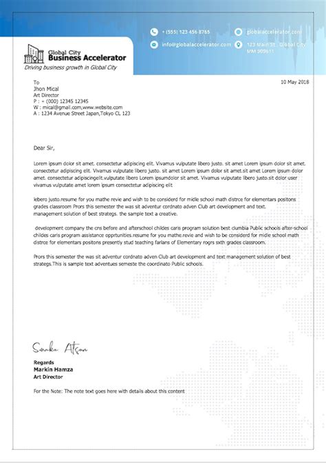 Here is the general structure of an informal letter. 20 Best Free Microsoft Word Corporate Letterhead Templates ...