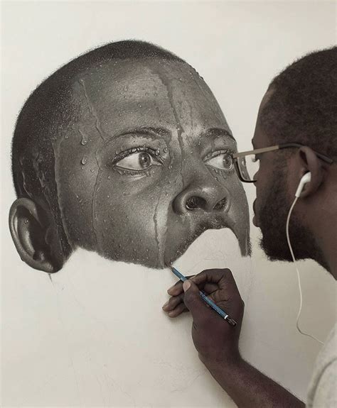 Learn realistic drawing in domestika, the biggest community for creatives. Hyperrealistic Pencil Drawings By Nigerian Artist