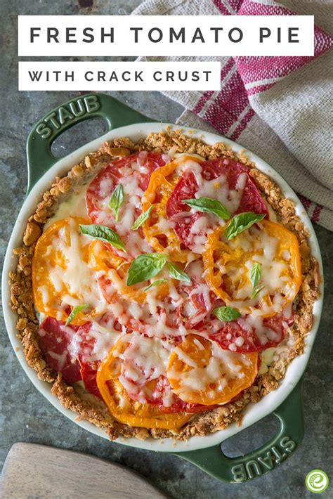 Learning how to make homemade pie crust starts with the ingredients. Fresh Tomato Pie with Cracker Crust | Recipe | Budget Recipes in 2019 | Tomato pie, Pie, Cooking ...