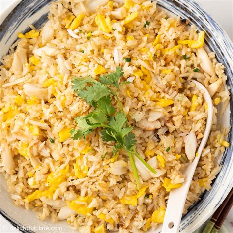 Crab Fried Rice Recipe In 2021 Crab Fries Rice Side Dishes Fried Rice