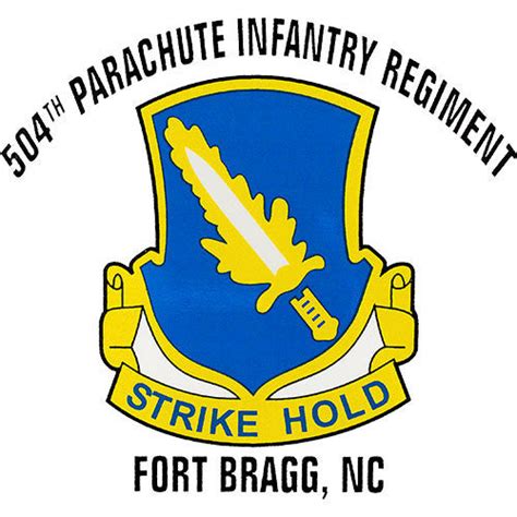 504th Parachute Infantry Regiment Clear Decal Acu Army