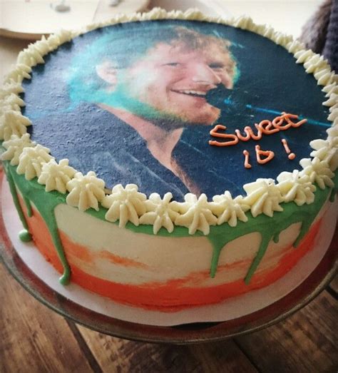 Ed Sheeran Cake Sweet 16 Cake Happy Birthday Chris Cute Food