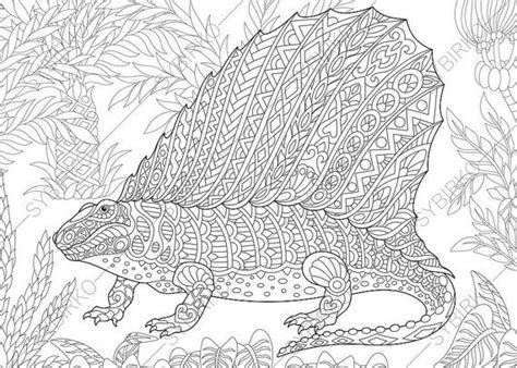 This dimetrodon is ready for coloring, click the picture above and print or click here for a printable pdf. Pin on Coloring ideas (old previews)