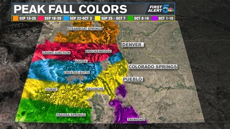 Leaf Change Map Colorado