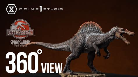 Pcfjp 04 Spinosaurus Jurassic Park Iii 360°view Prime1studio Youtube