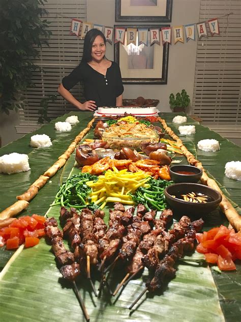 Every filipino noche buena must have a lot of dishes with different varieties so. Boodle fight March 2017 | Food, Philippines food, Cookbook ...