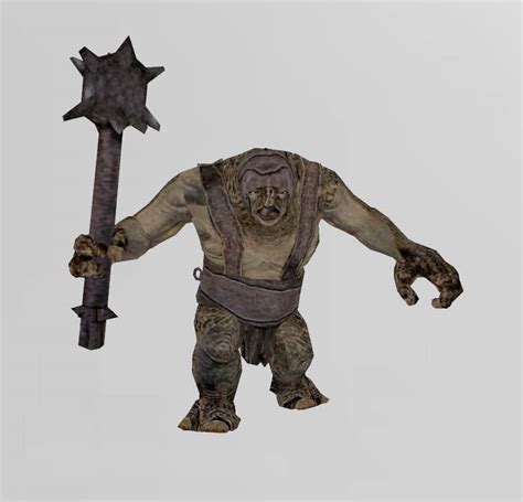 Troll From The Lord Of The Rings 3d Model By Bagginsskywalkerpotterjones