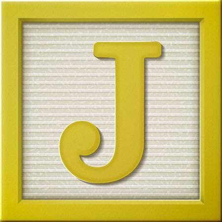 The Letter J Is Made Out Of Paper