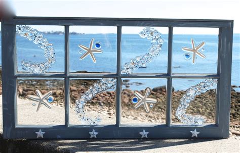 Windows Sea Glass Crafts Window Frame Crafts Broken Glass Crafts