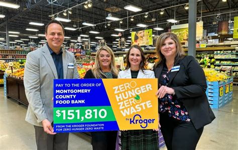 Montgomery County Food Bank Receives Impactful Donation From Kroger To Support Hunger Relief