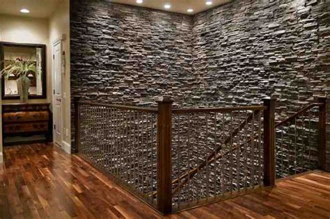 Faux Stone Interior Wall Decor Ideas
