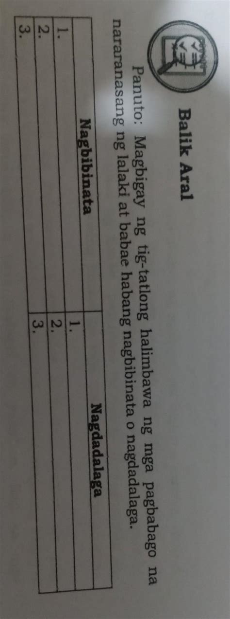 Gawain Magbigay Ng Tig Tatlong Halimbawa Sa Mga Salitang Panghalip My