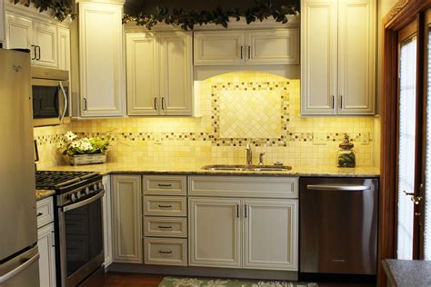 We can do it either way. Backsplash and under cabinet lighting are the two main ...