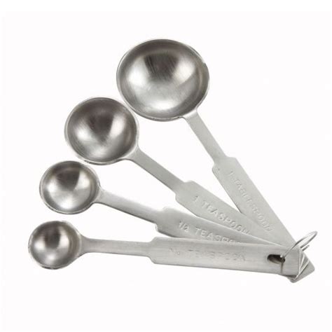 4 Piece Stainless Steel Measuring Spoon Set Pure Bulk Purebulk Inc