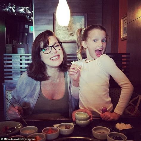 We Love You Dash Milla Jovovich Reveals First Picture Of Her New