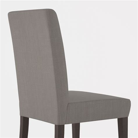 Ikea ekedalen bar stool with backrest white orrsta light gray. HENRIKSDAL Stuhl - dunkelbraun, Nolhaga graubeige - IKEA
