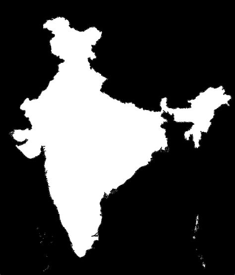 India Blank India Map