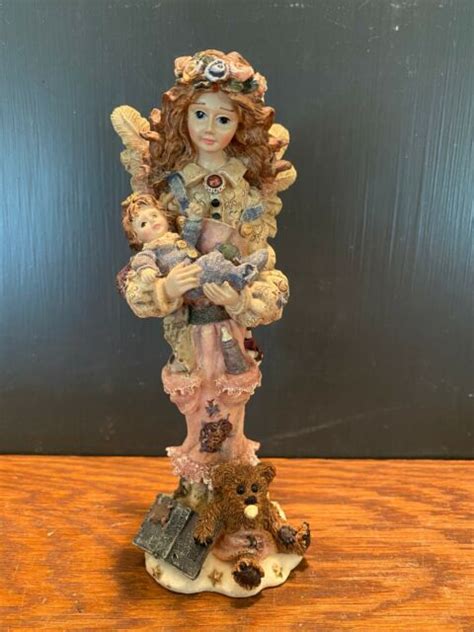 1996 Boyds Bear Folkstone Collection Serenity The Mother Angel Figurine