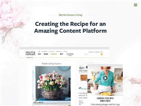 Martha Stewart Case Study By Maggie Griner For Lullabot On Dribbble