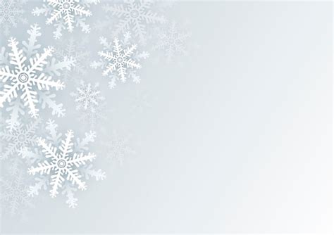 Fondo De Navidad De Copo De Nieve Blanco Con Espacio De Copia Vector