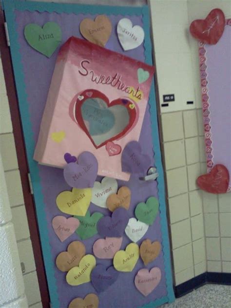 Valentines Door Butcher Paper Valentines Door Decorations Classroom
