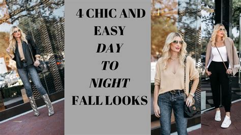 4 Day To Night Fall Looks Fashion Over 40 Youtube