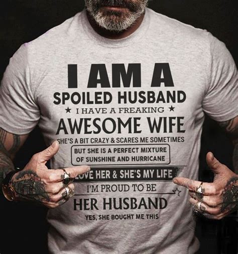 spoiled husband t shirt proudly celebrating my awesome wife apparelgenix