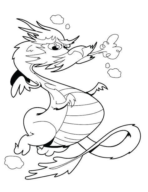 Fire Breathing Dragon Coloring Page at GetDrawings | Free download