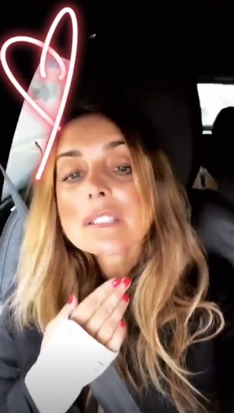 Louise Redknapp Shows Off Injuries As She Gets Back To Work After Fall
