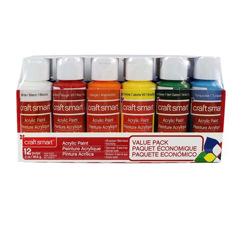 Craft Smart Acrylic Paint Value Pack