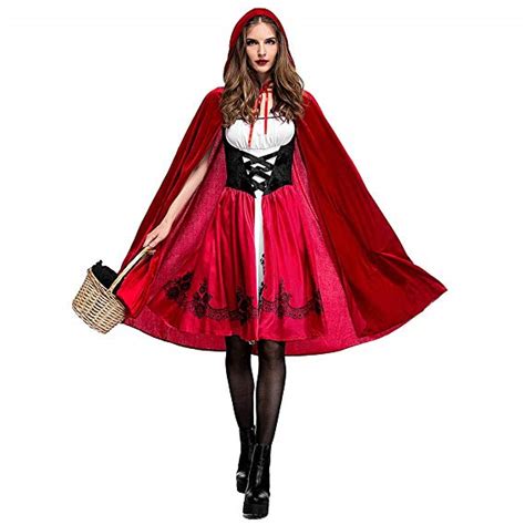 Sexy Little Red Riding Hood Womens Halloween Costume Funsie Onesie