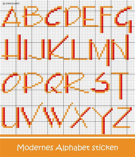 Buchstaben zum geburtstag, festtage, kindergeburtstag zum ausdrucken und ausmalen umsonst. Modernes Alphabet sticken - Entdecke zahlreiche kostenlose ...