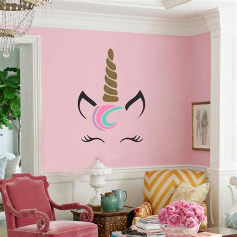 Free shipping on orders over $35. Unicorn ONLY Vinyl Wall Decal Unicorn Party Decor Unicorn ...