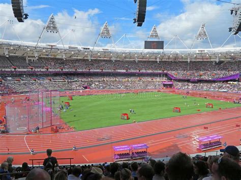 The sport of athletics at the 2016 summer olympics was made into three distinct sets of events: Olympic Stadium London 2012. LONDON, ENGLAND - August 3 ...