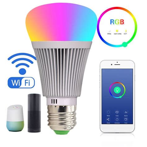 Smart Wifi Bulbs App Remote Control Dimmer 7w Led Light Bulb Color