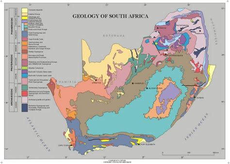 Geology Of South Africa Geology Africa South Africa